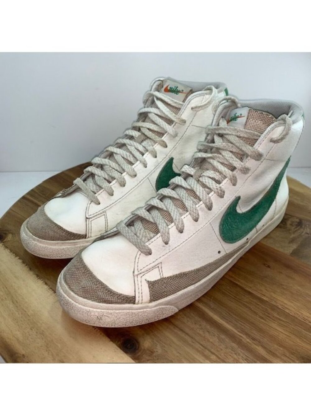 Nike BLAZER MID '77 Vintage Retro FD0759-133 White Sail Green Men's 12